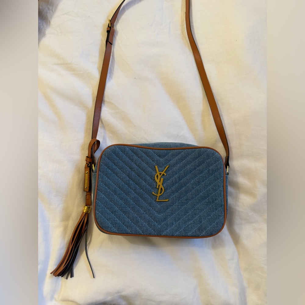 Denim Designer Camera Bag ysl